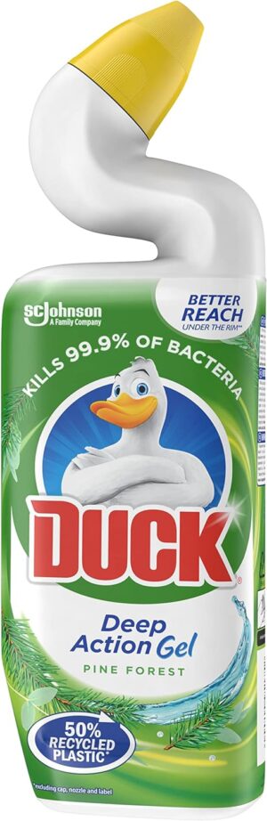 Duck Toilet Deep Action Gel Liquid Cleaner, Pine Forest, 750ml